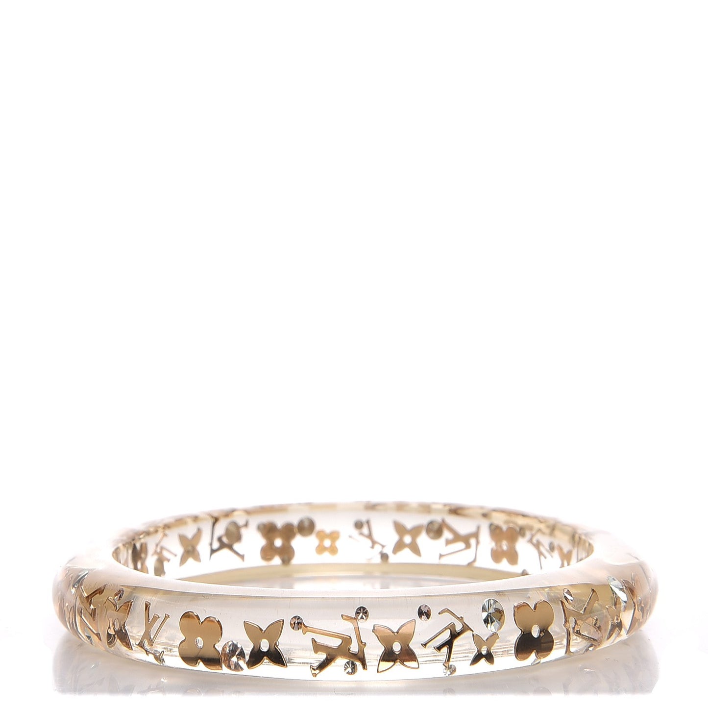 Resin Swarovski Medium Inclusion Bracelet PM Transparent