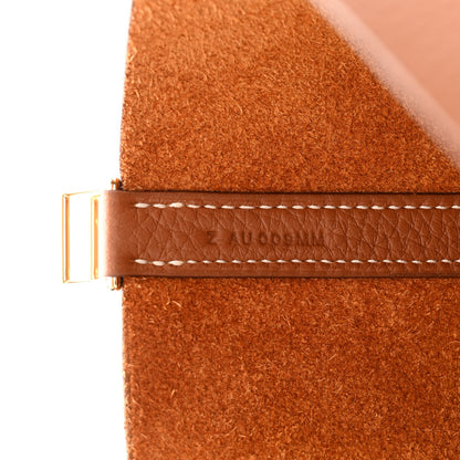 Hermes Taurillon Clemence Picotin Lock 22 MM Gold 7 of 10