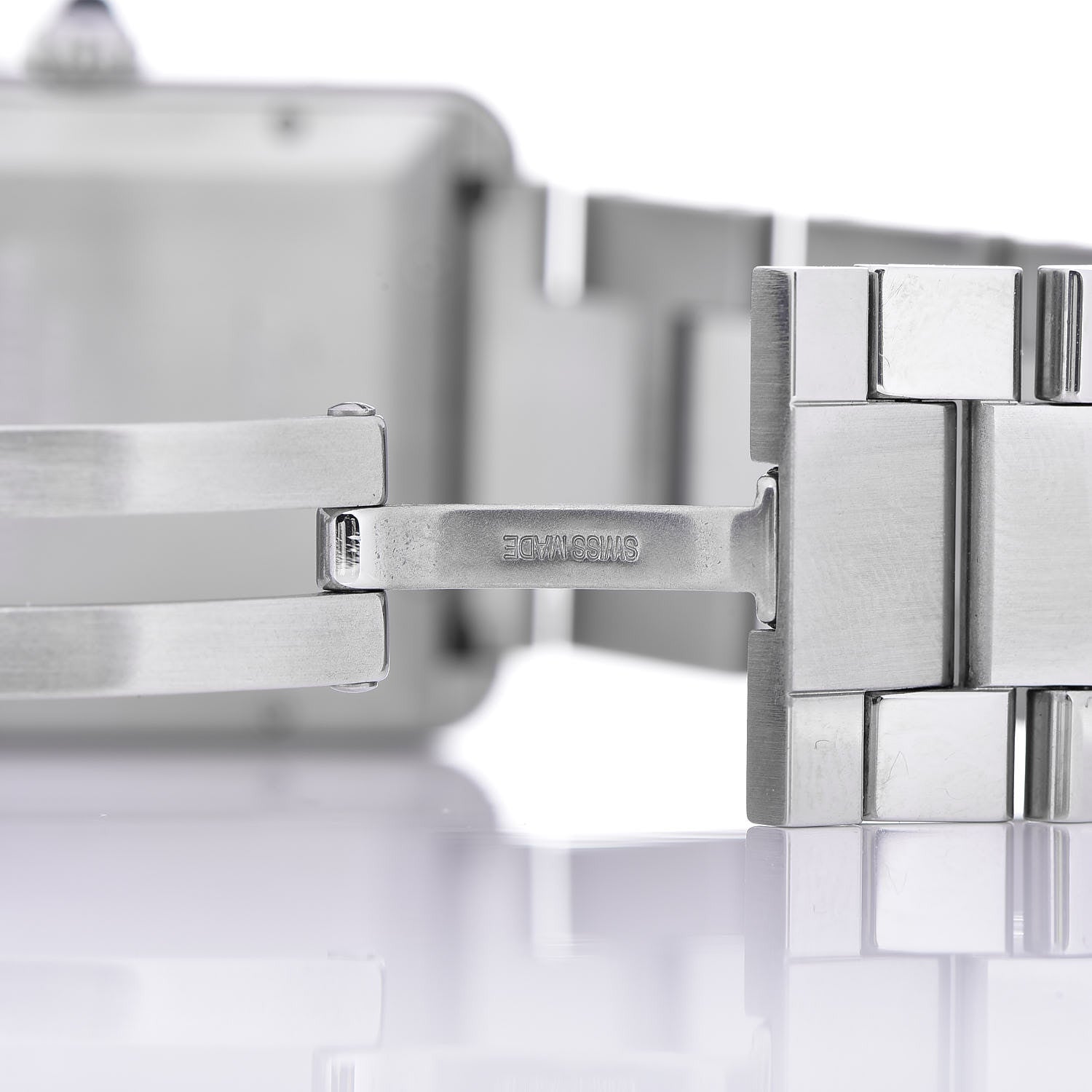 Cartier Stainless Steel 31mm Tank Solo Automatic Watch 8 of 9