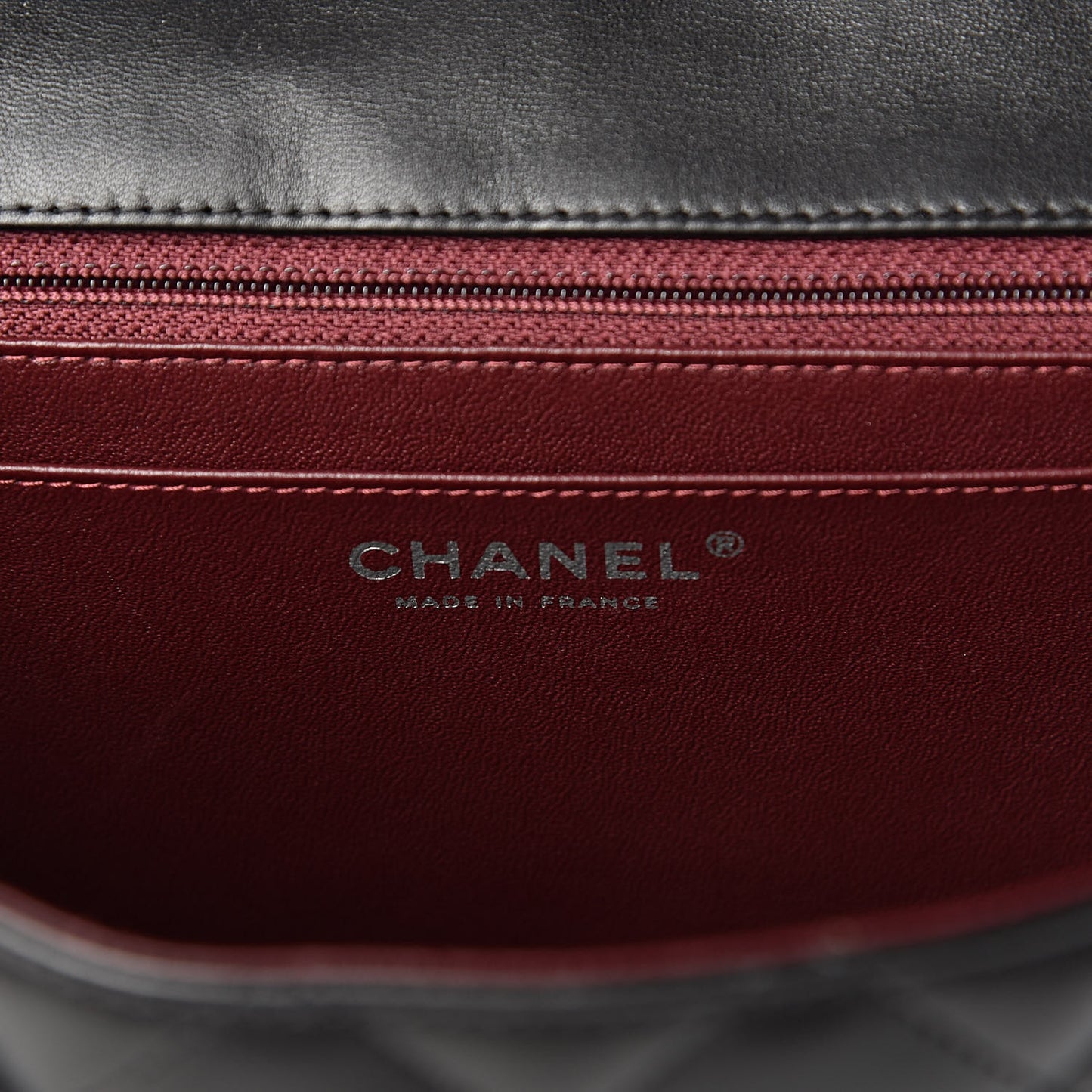 Lambskin Quilted Jumbo Single Flap Black