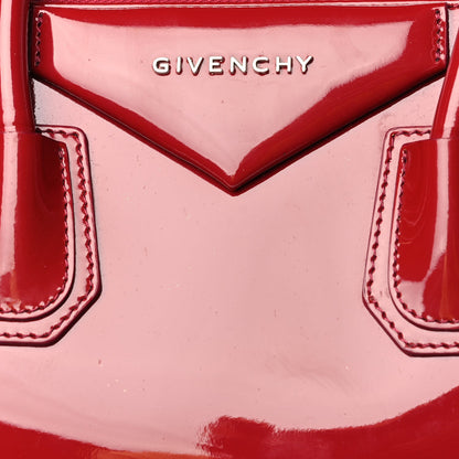 Givenchy Patent Calfskin Small Antigona Red 6 of 8