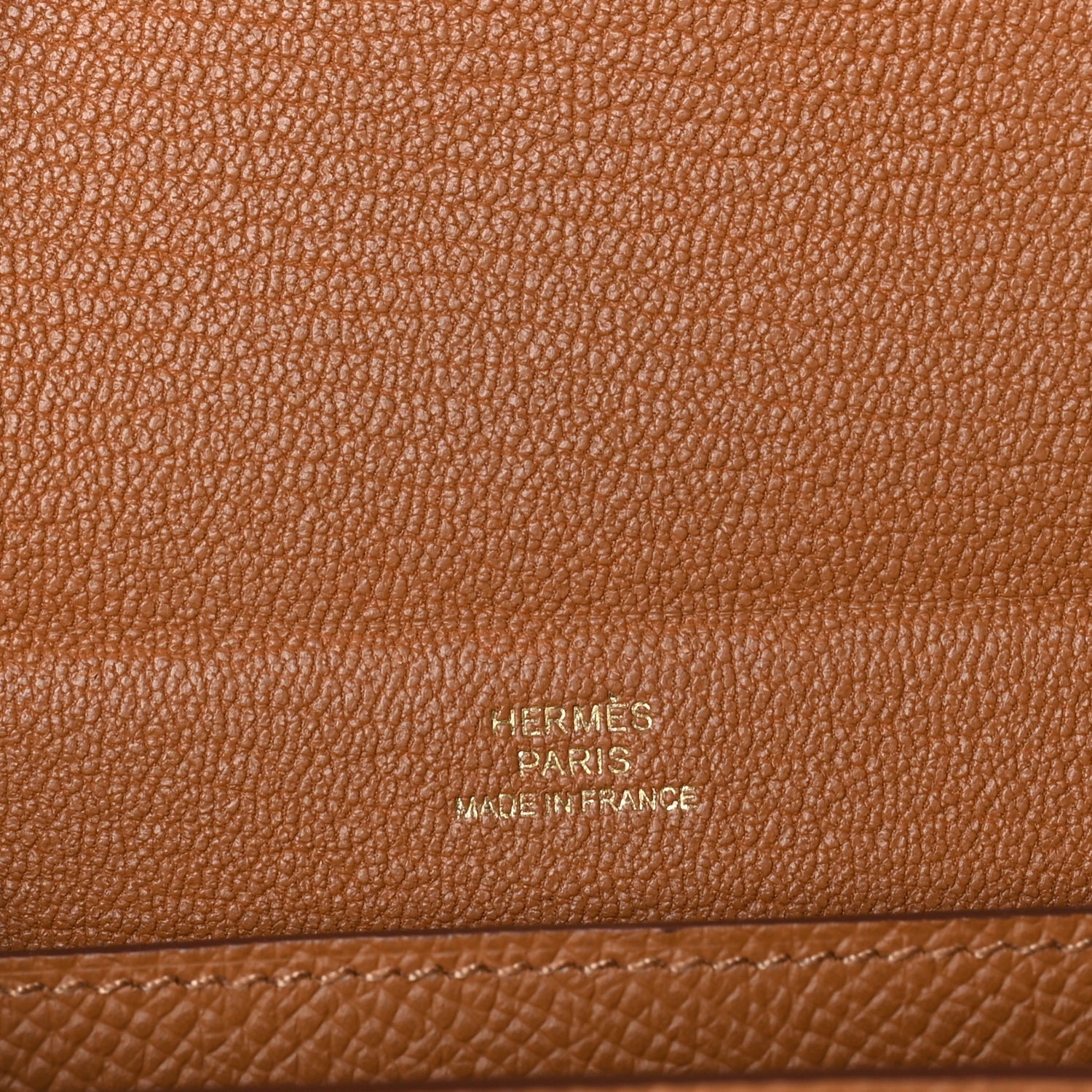 Hermes Epsom Kelly Multi Pocket Pochette To Go Gold 4 of 7
