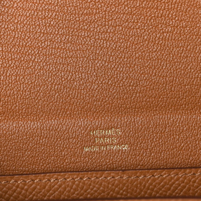 Hermes Epsom Kelly Multi Pocket Pochette To Go Gold 4 of 7