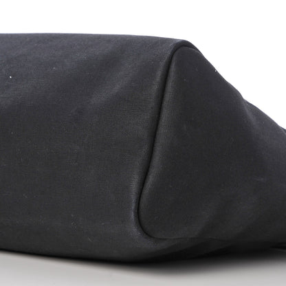 Hermes Toile Calfskin Herbag Cabas MM Black 14 of 14