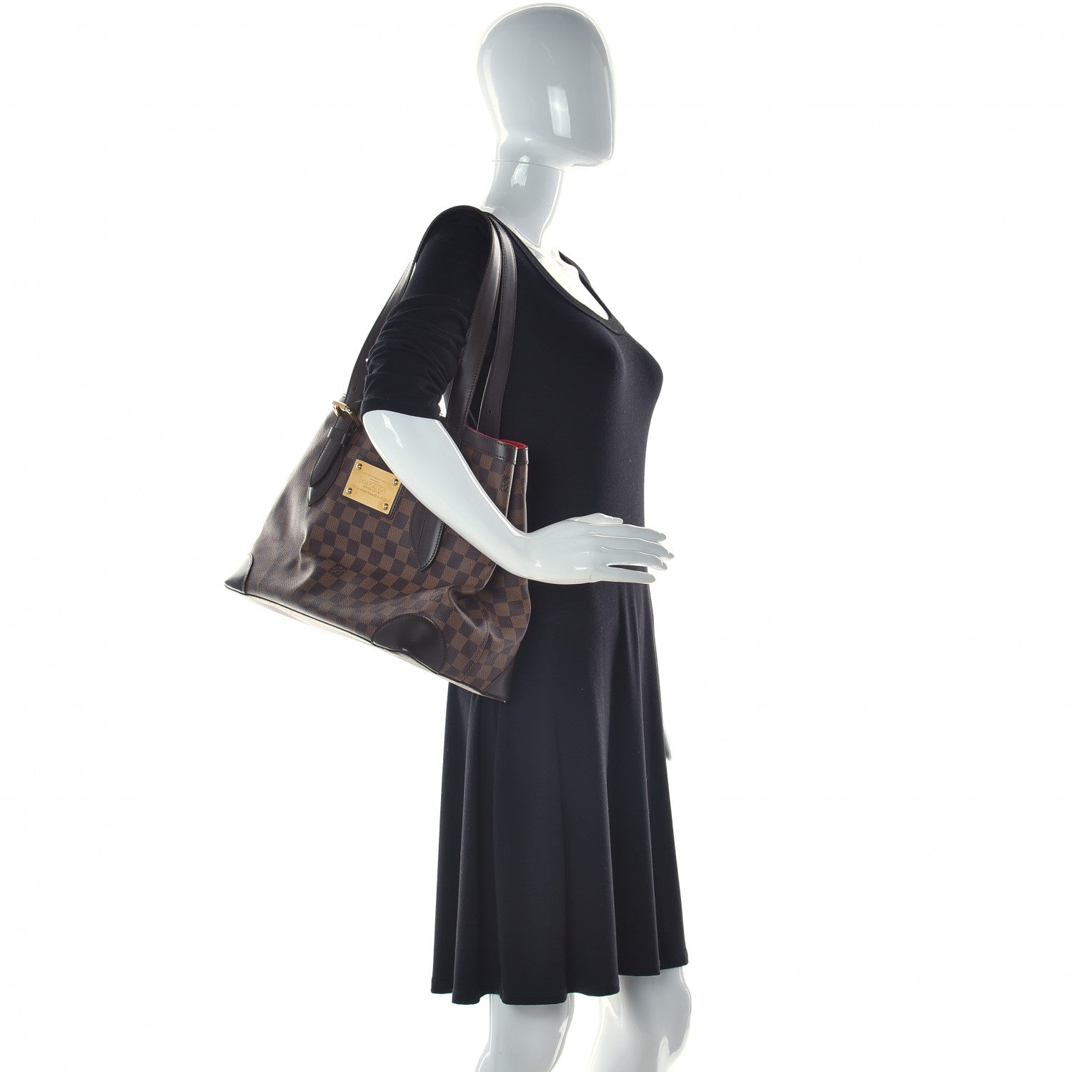 Louis Vuitton Damier Ebene Hampstead MM 2 of 14