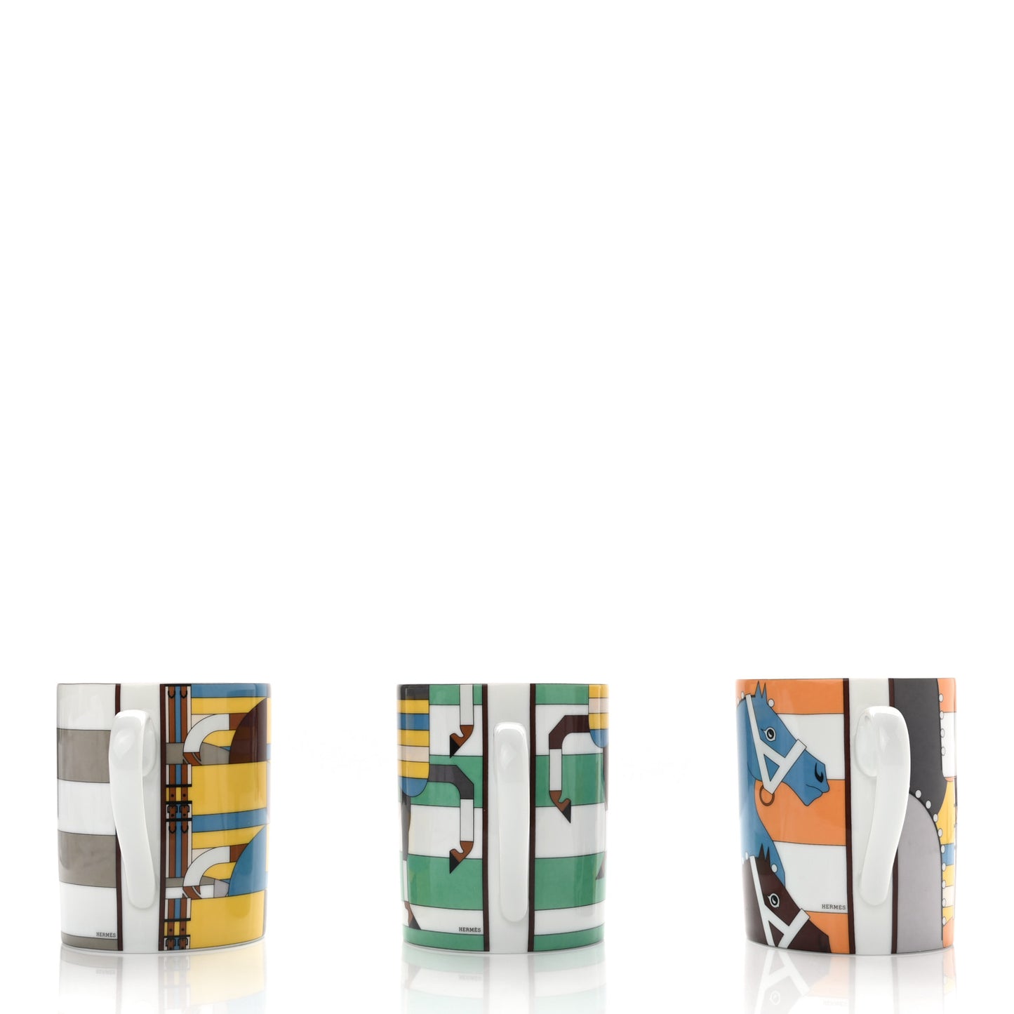 Porcelain Rocabar Mug Set of 3