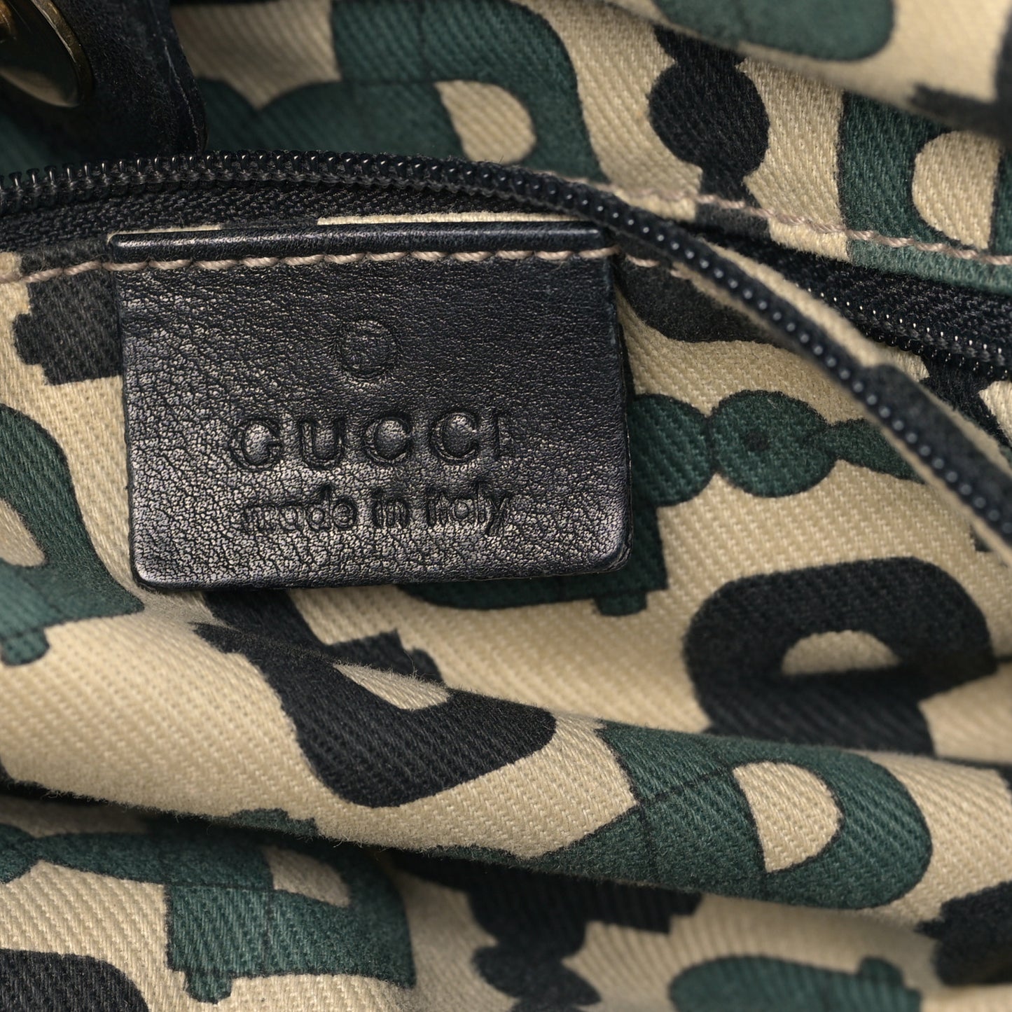 Guccissima Medium Sukey Navy