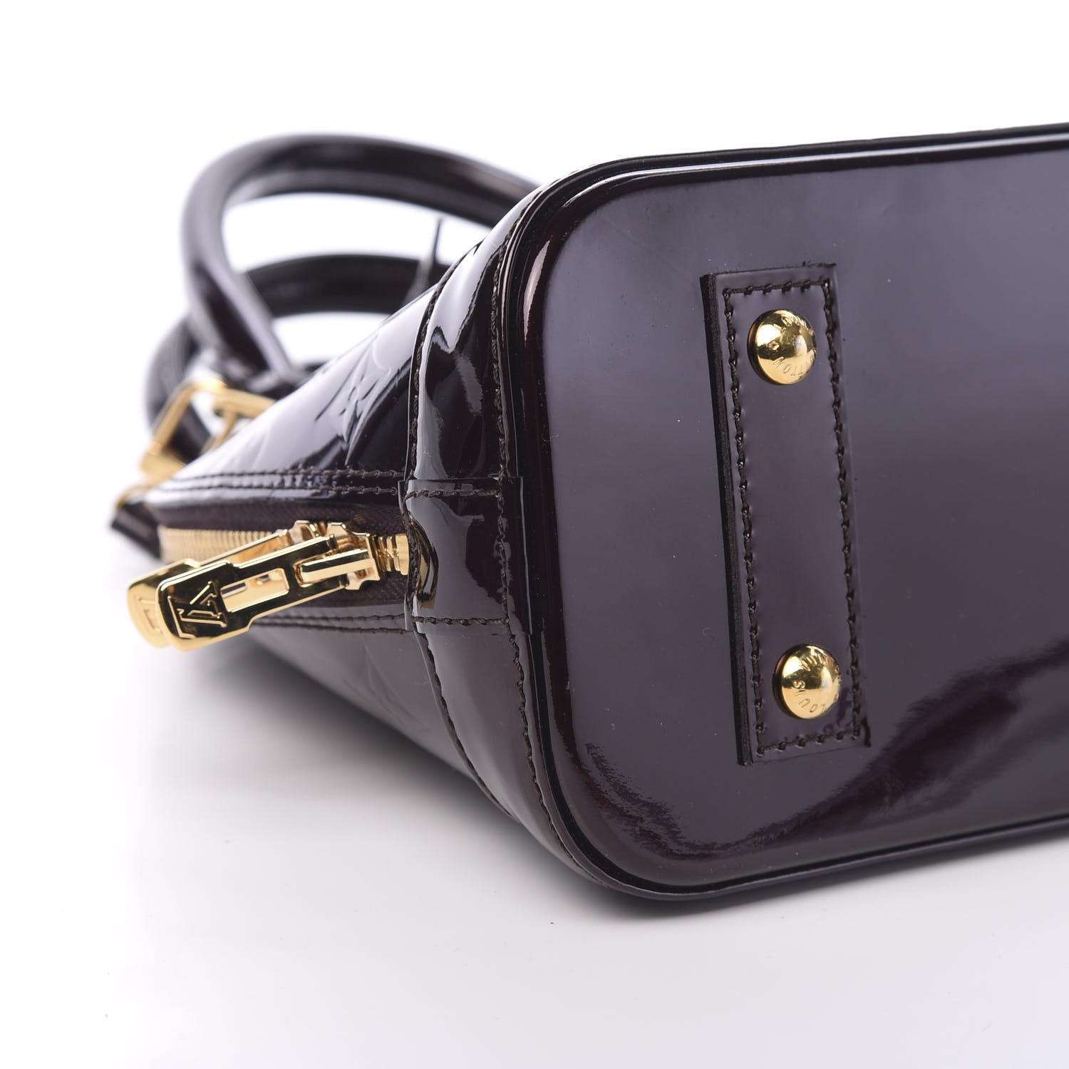 Louis Vuitton Vernis Alma BB Amarante 6 of 8