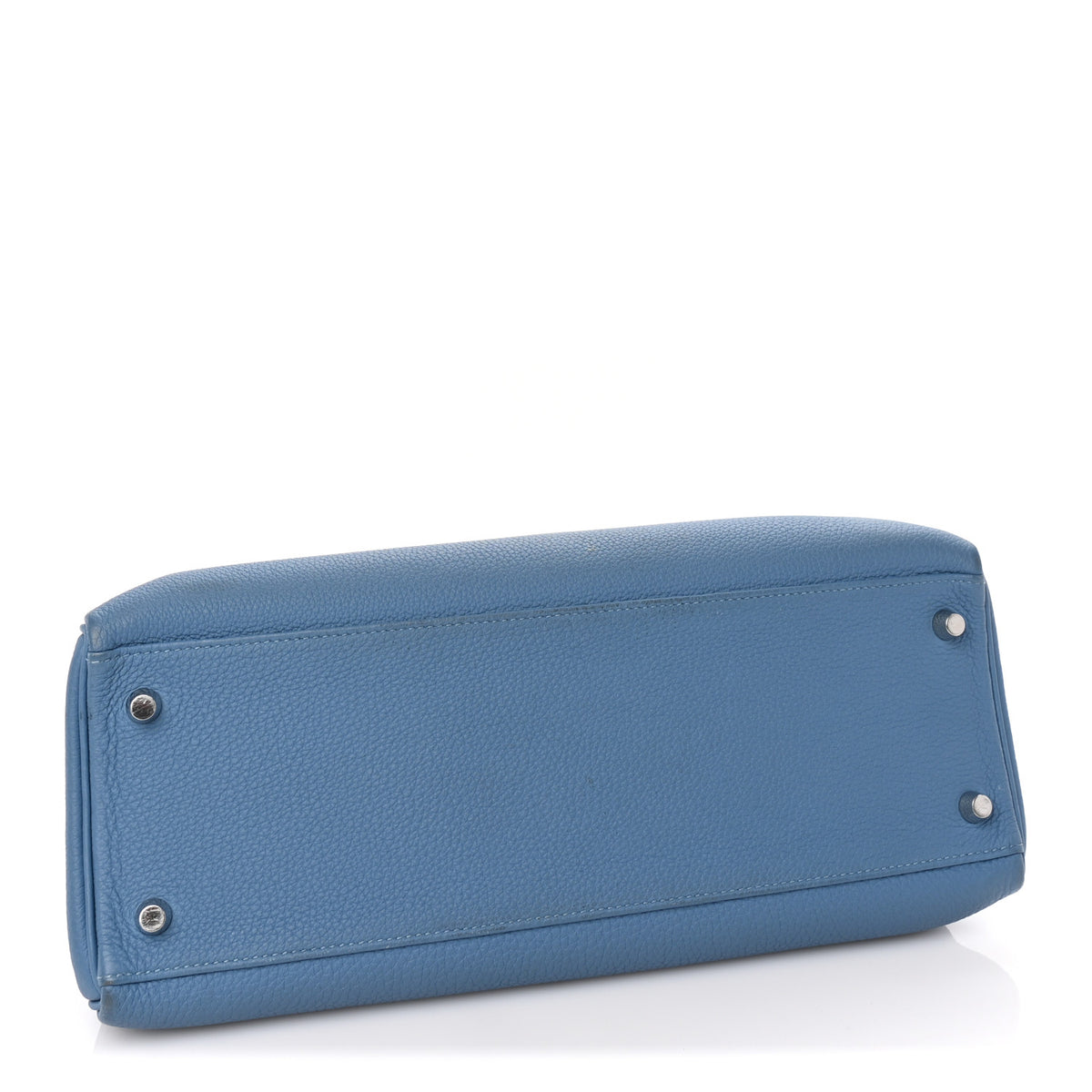 Hermes Togo Kelly Retourne 32 Bleu Azur 3 of 8