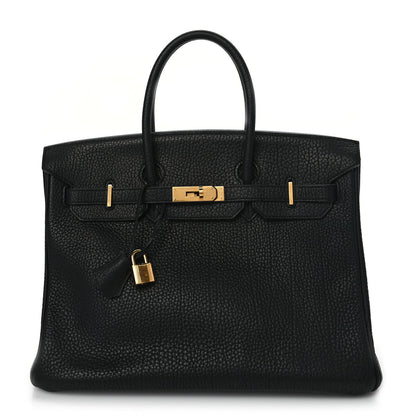 Hermes Fjord Birkin 35 Black 1 of 9