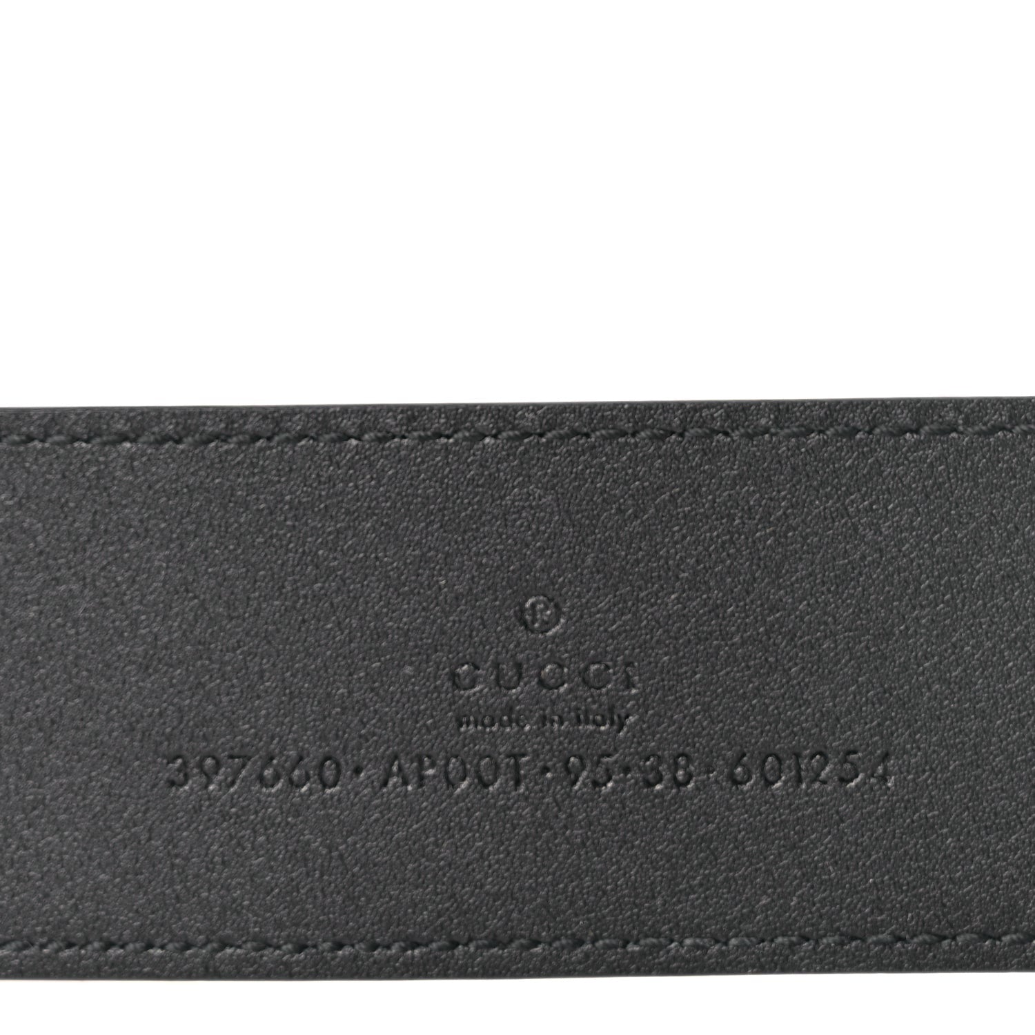 Gucci Calfskin Double G 40mm Belt 95 38 Black 3 of 5