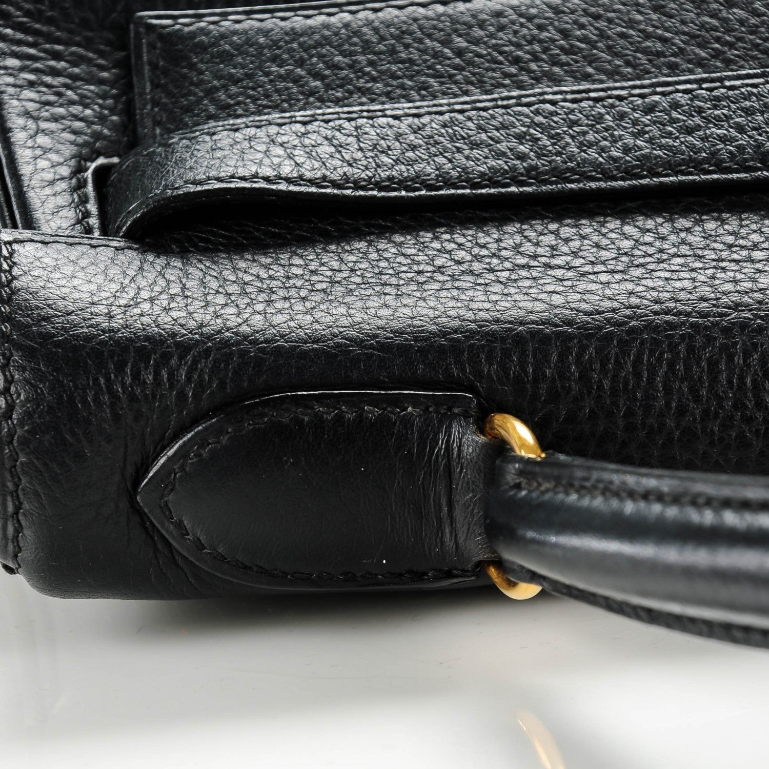 Hermes Taurillon Clemence Kelly Retourne 32 Black 6 of 22