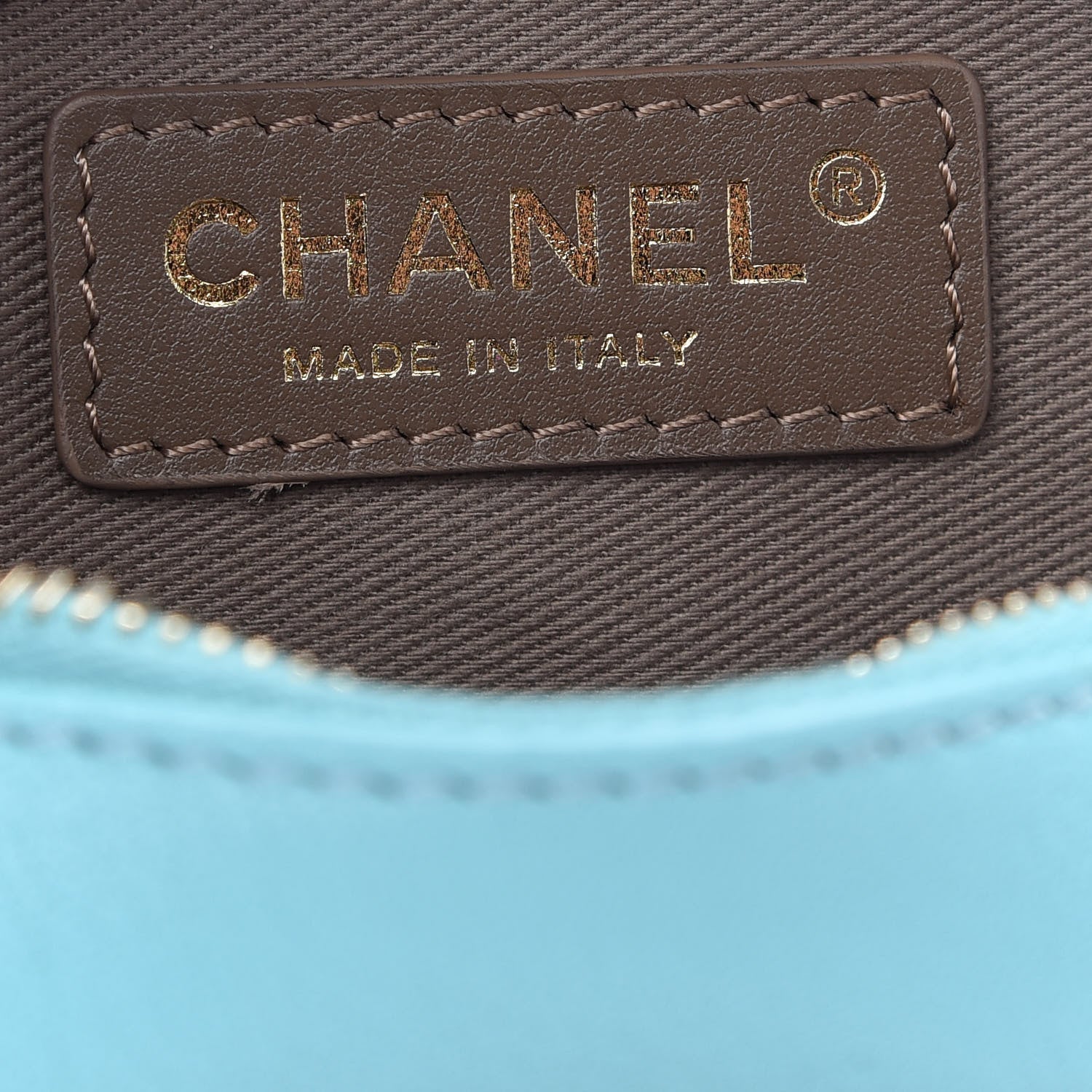 Chanel Goatskin Quilted Small Casual Trip Camera Case Light Blue 6 of 9