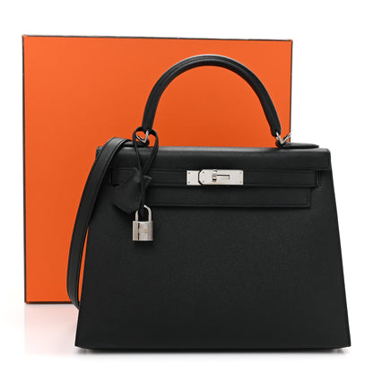 Hermes Epsom Kelly Sellier 28 Black 9 of 9