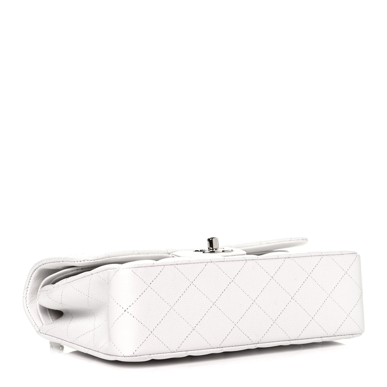 Chanel Caviar Quilted Small Double Flap White 4 of 11