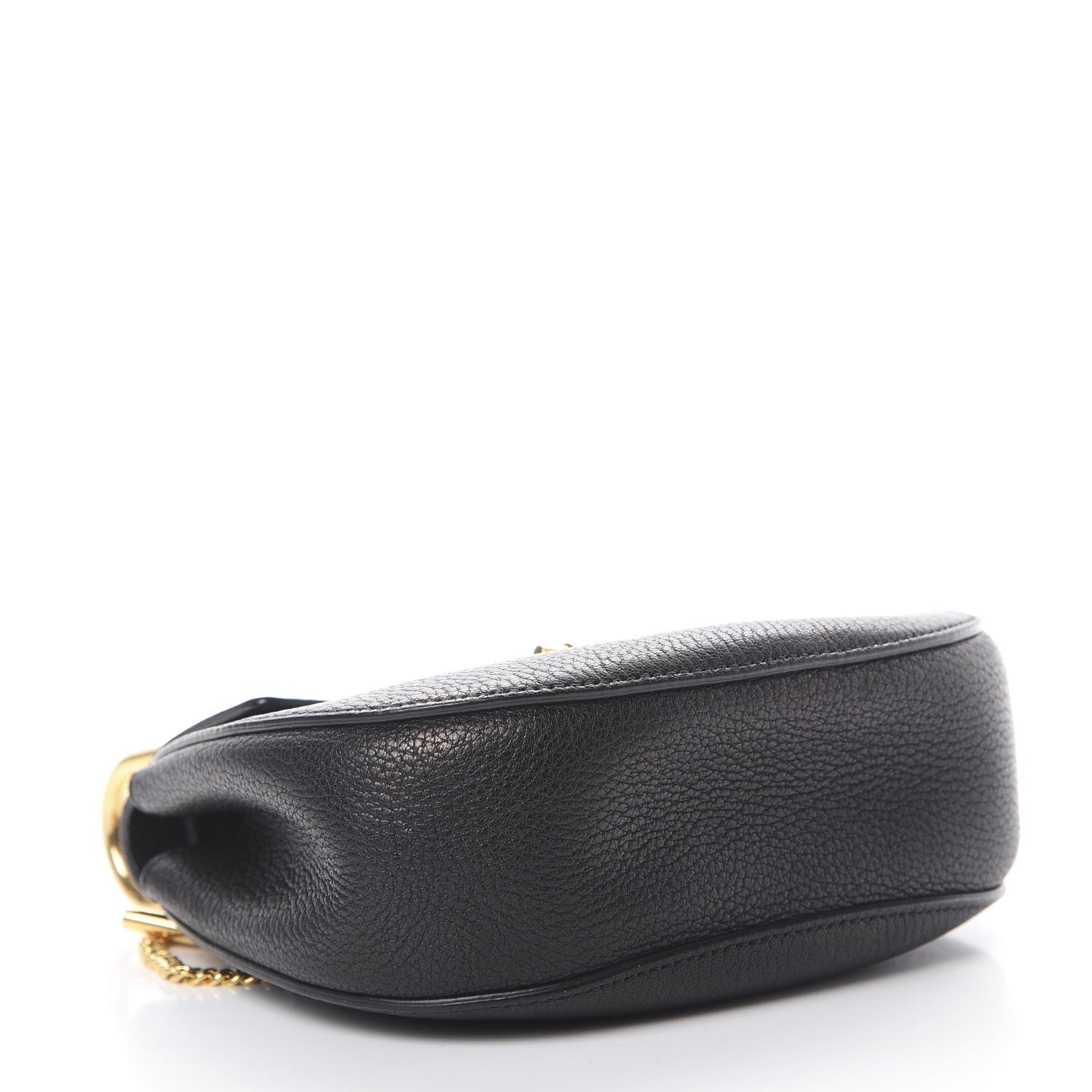 Chloe Grained Lambskin Mini Drew Shoulder Bag Black 3 of 9