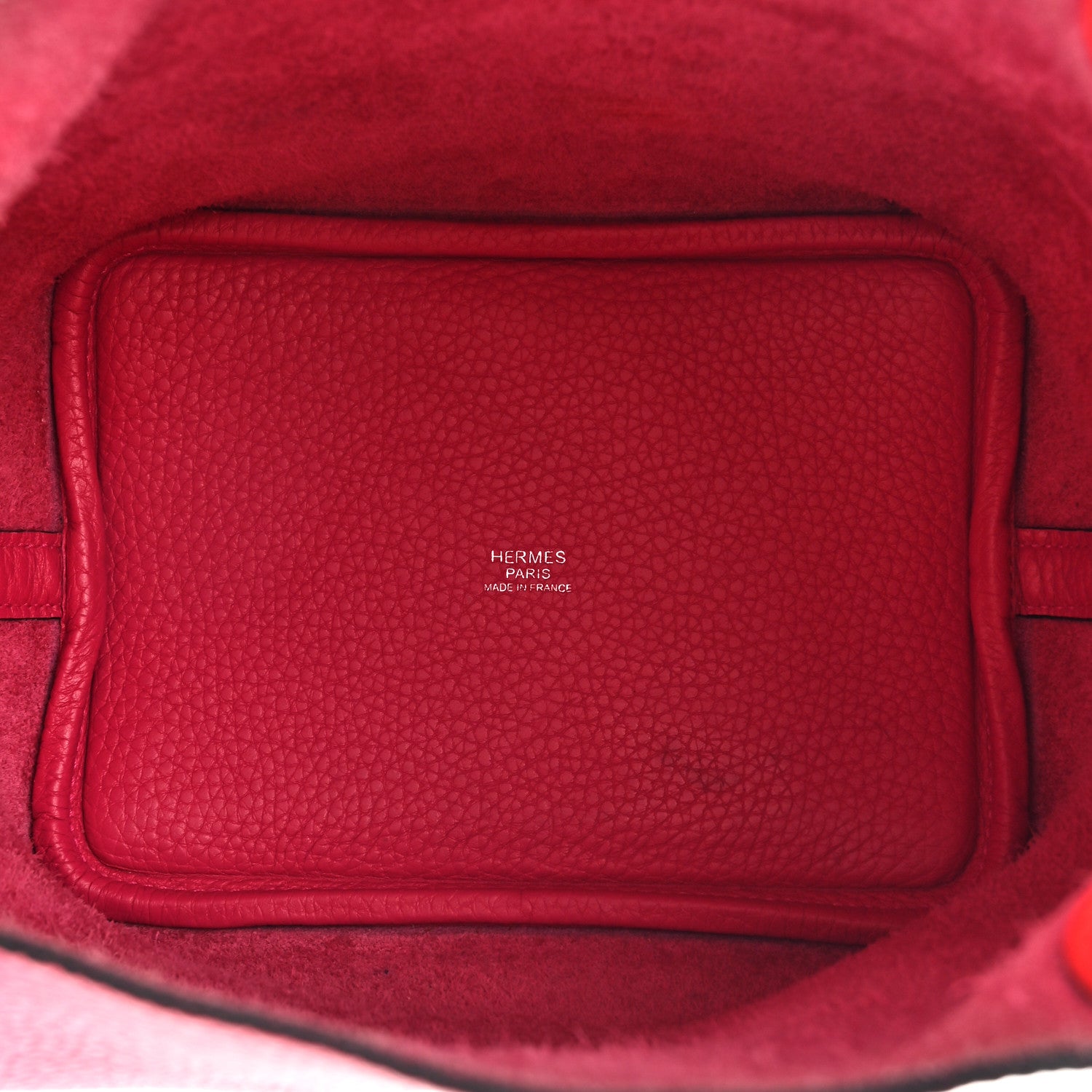 Hermes Taurillon Clemence Swift Eclat Picotin Lock 18 PM Rose Mexico Rouge De Coeur 5 of 13