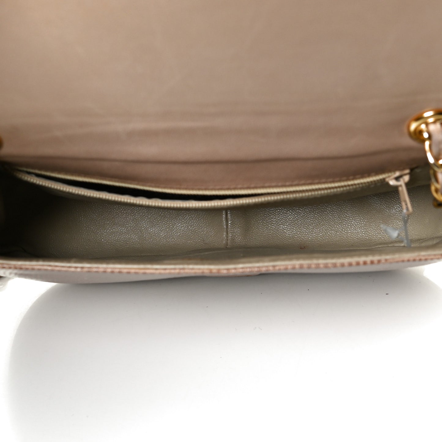 Snakeskin Flap Brown