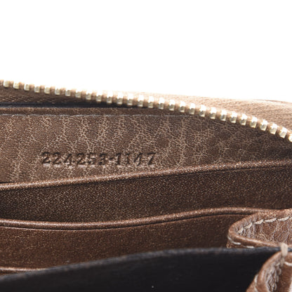 Gucci Guccissima Bamboo Tassel Zip Around Wallet Light Brown 7 of 15