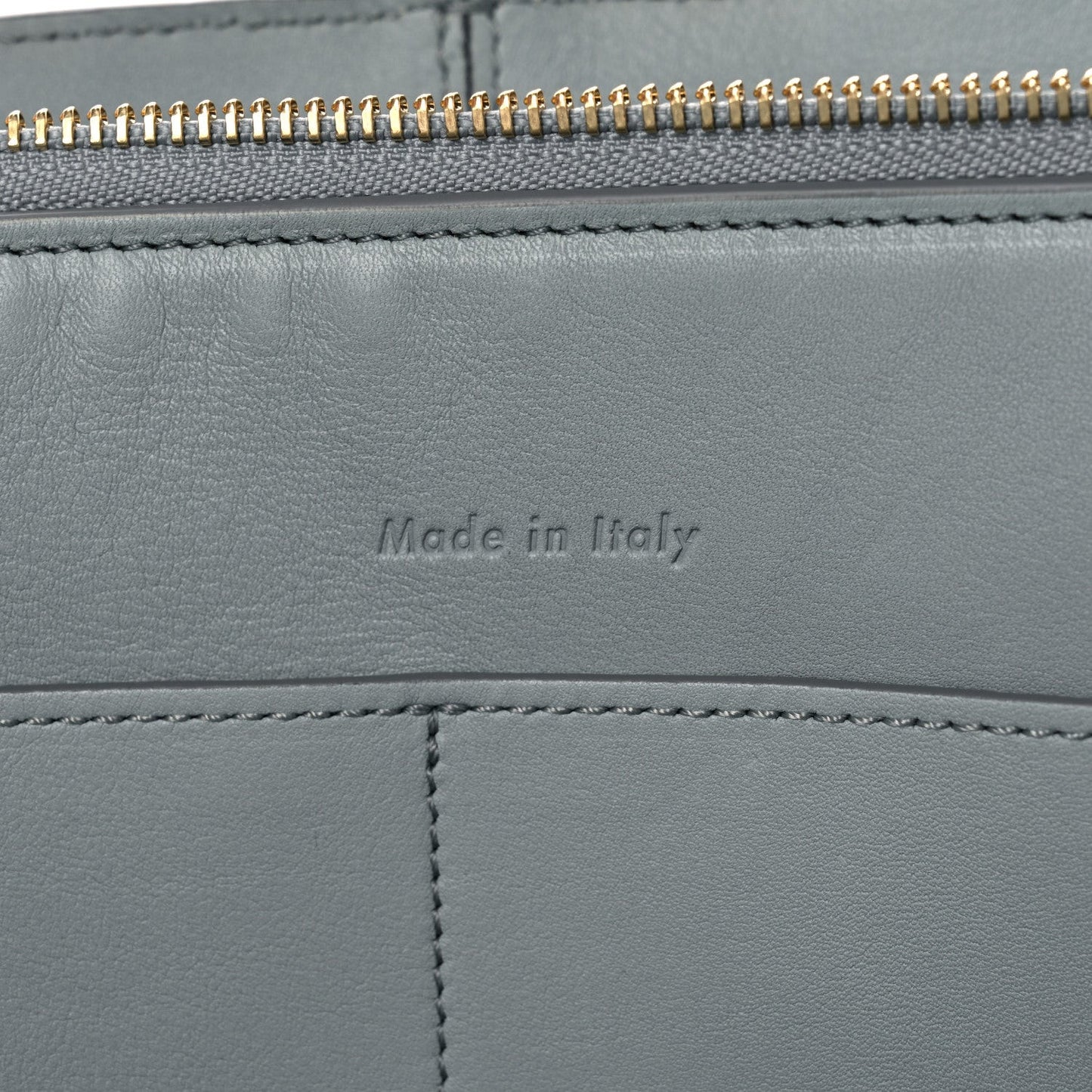 Smooth Calfskin Medium Tri-Fold Bag Cloud