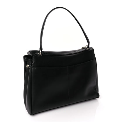 Balenciaga Natural Smooth Calfskin Medium Rodeo Top Handle Handbag Black 2 of 8