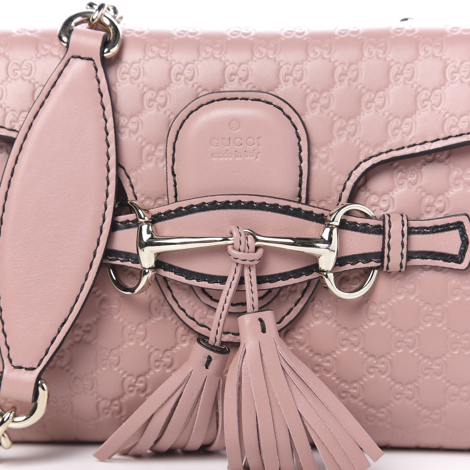 Gucci Microguccissima Mini Emily Shoulder Bag Soft Pink 10 of 10
