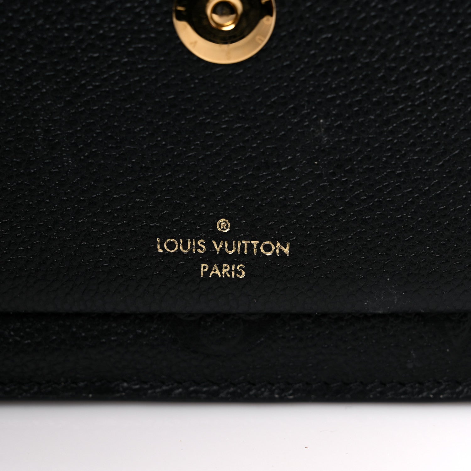 Louis Vuitton Empreinte Vavin Chain Wallet Black 6 of 11