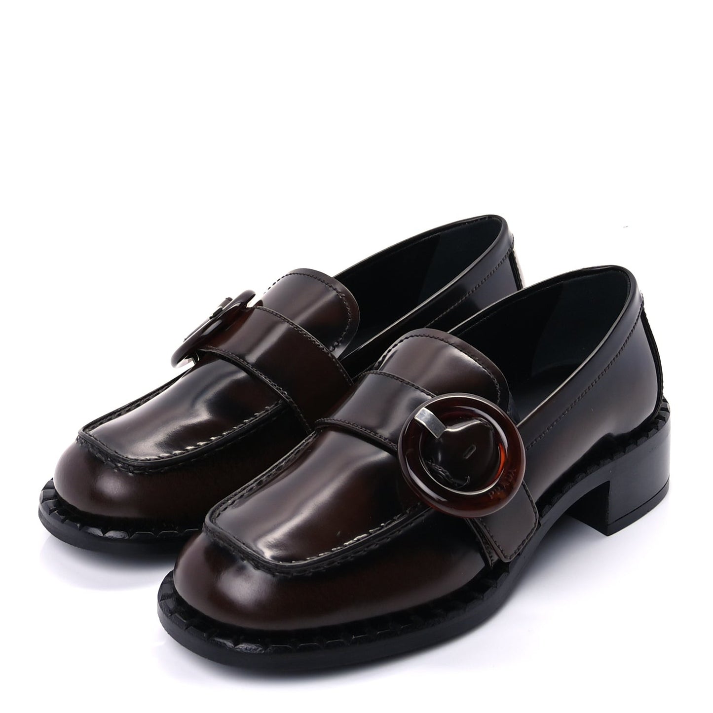 Spazzolato Fume Sienna Loafers 37  Bruciato