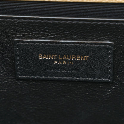 Saint Laurent Grain De Poudre Medium Monogram Kate Satchel Hazel Green 6 of 11