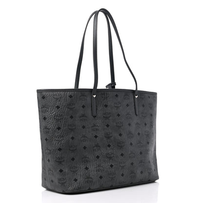 MCM Visetos Medium Project Reversible Shopper Tote Phantom Grey 4 of 14