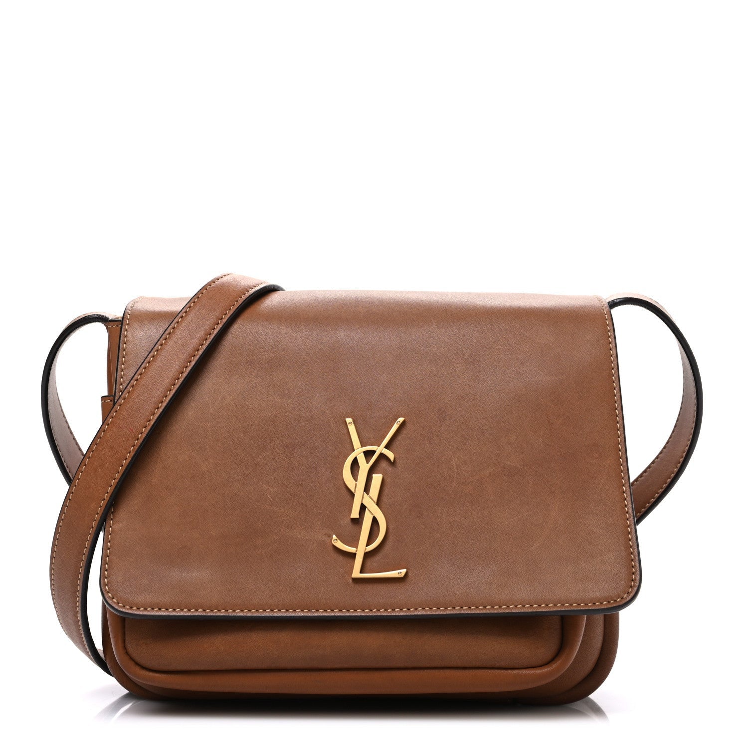 Saint Laurent Vegetable Tanned Besace Niki Satchel Brick 1 of 1