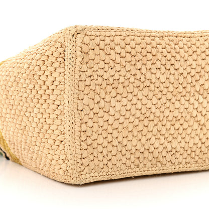 Loewe Raffia Small Paula's Ibiza Logo Tote Beige Multicolor 8 of 9