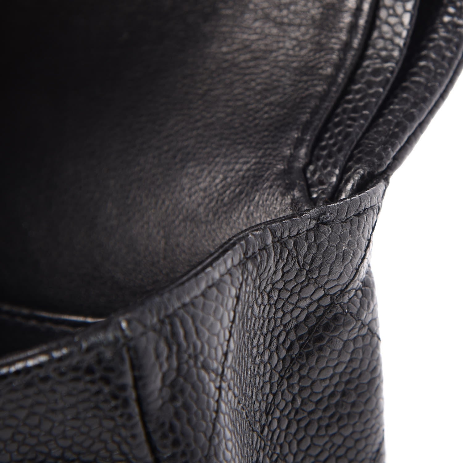 Chanel Caviar Quilted Medium Double Flap Black 22 of 26