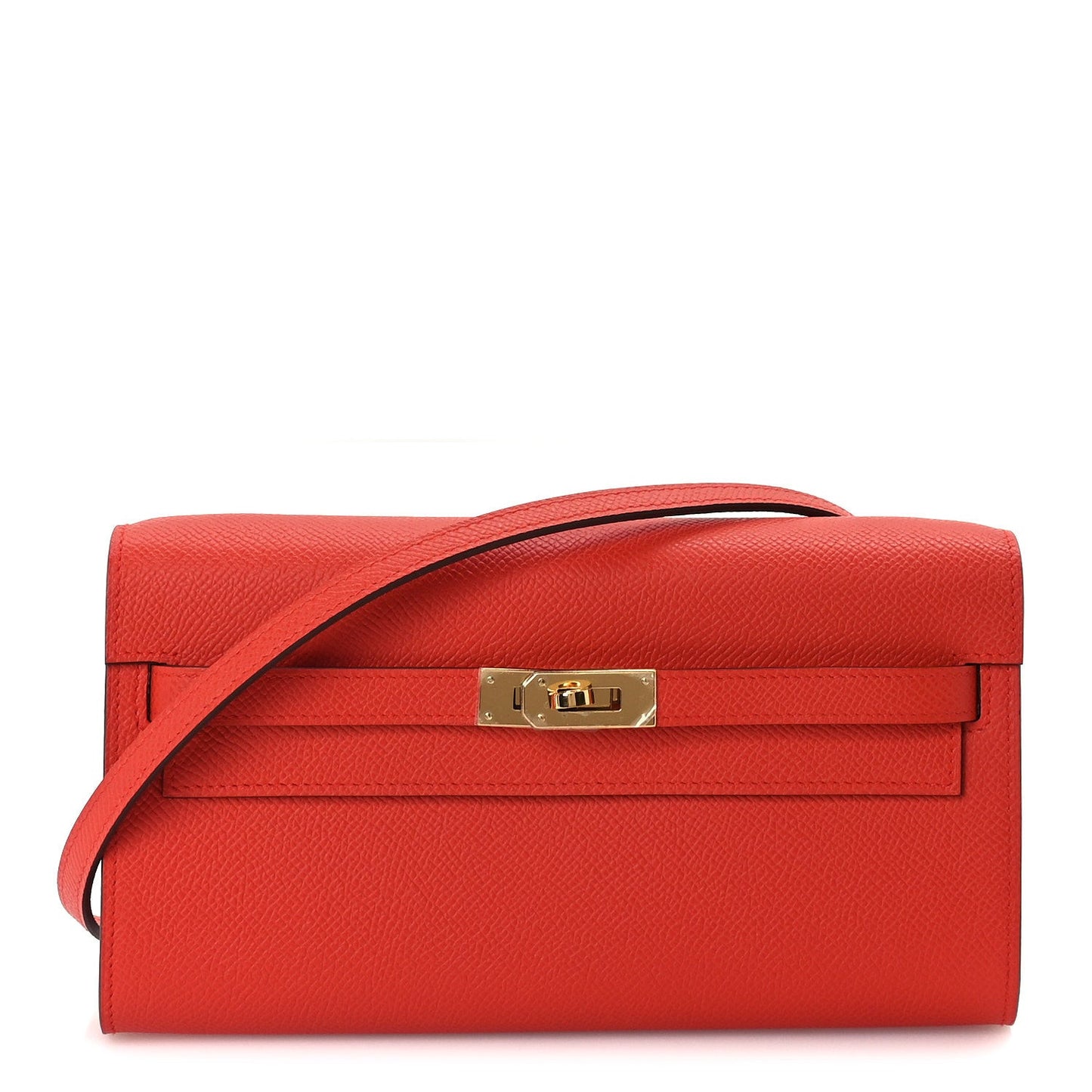 Epsom Kelly Wallet To Go Orange Field