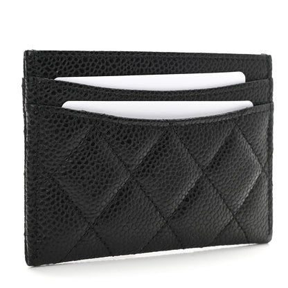 Chanel Caviar Quilted Card Holder Black 3 of 8