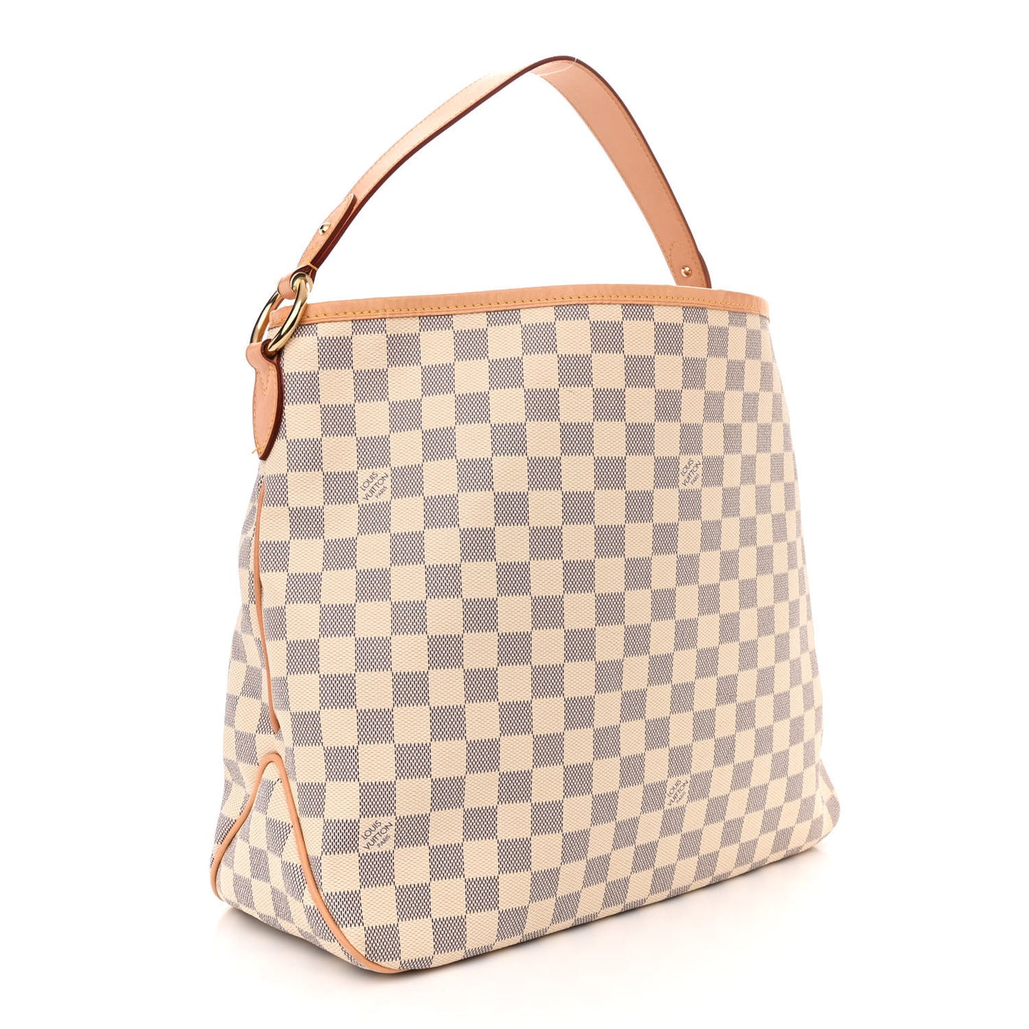 Damier Azur Delightful MM Rose Ballerine