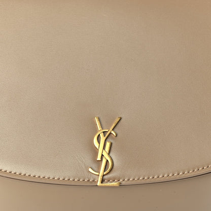 Saint Laurent Box Calfskin Voltaire Top Handle Bag Dark Toffee 6 of 8