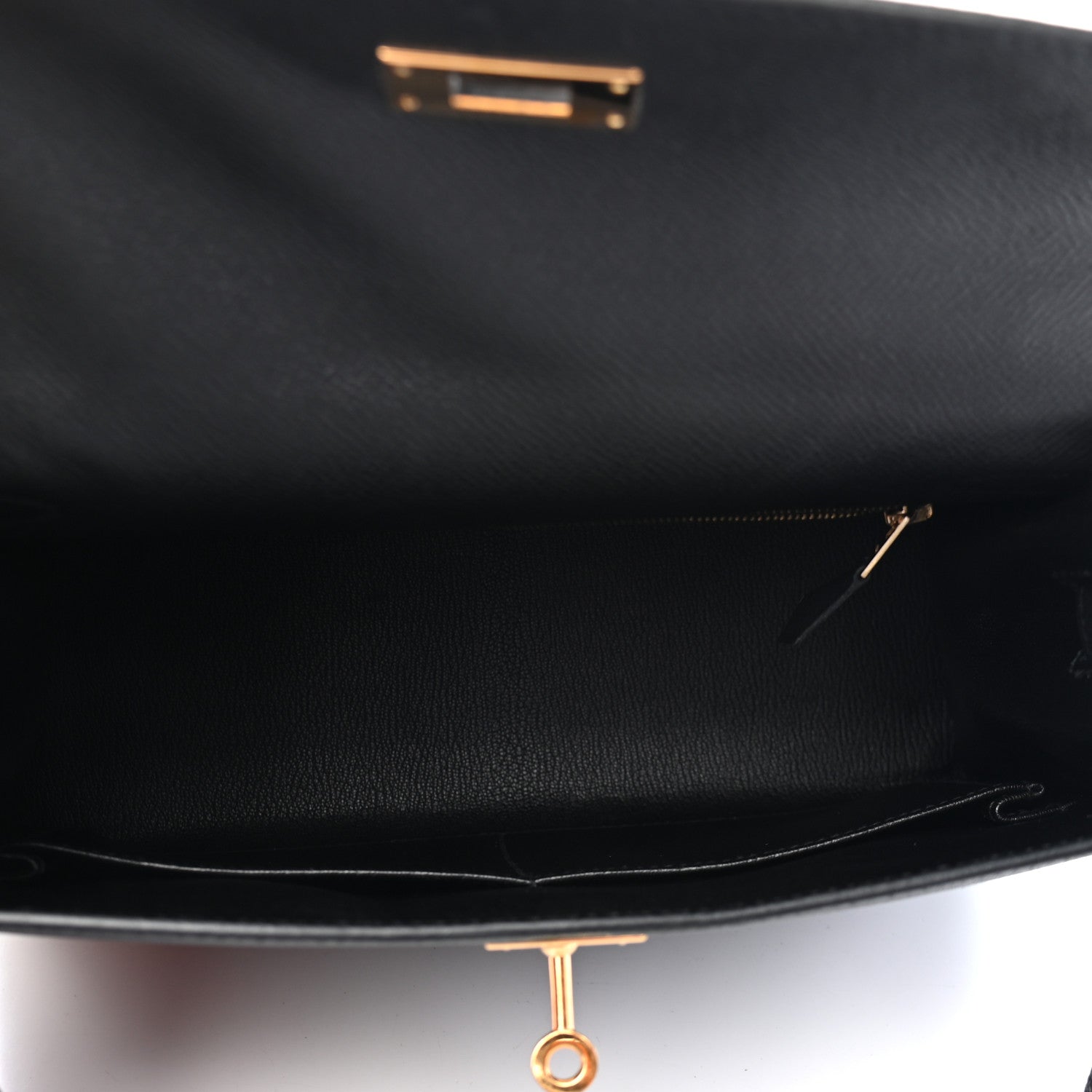 Hermes Epsom Kelly Sellier 28 Black 5 of 11