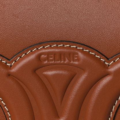 Celine Smooth Calfskin Cuir Triomphe Camera Shoulder Bag Tan 5 of 9