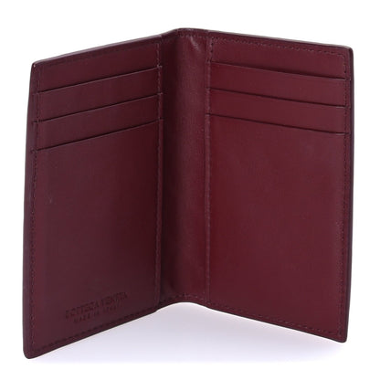 Bottega Veneta Nappa Maxi Intrecciato Bi-Fold Card Holder  Barolo 6 of 7