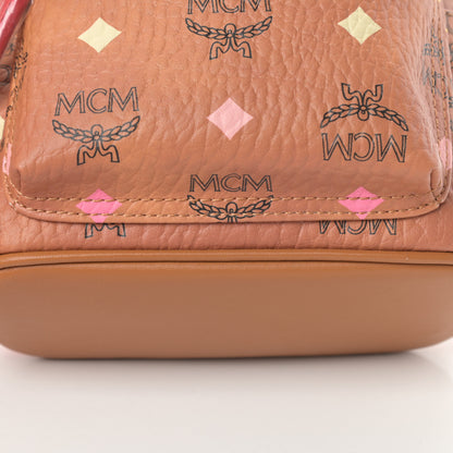 MCM Skyoptic Visetos X-Mini Stark Bebe Boo Backpack Cognac 13 of 13