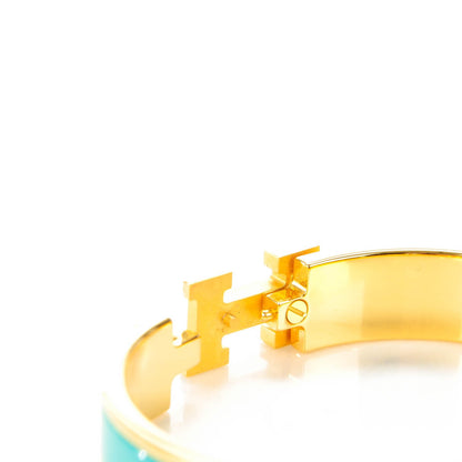 Hermes Enamel Narrow Clic Clac H Bracelet PM Emeraude 6 of 6