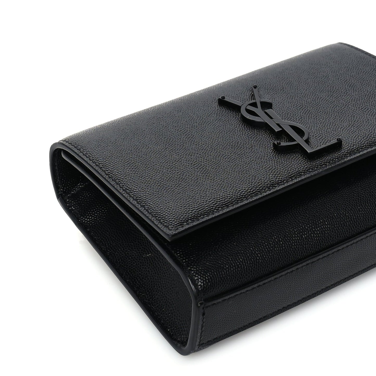 Grain De Poudre Small Monogram Monochrome Kate Satchel Black
