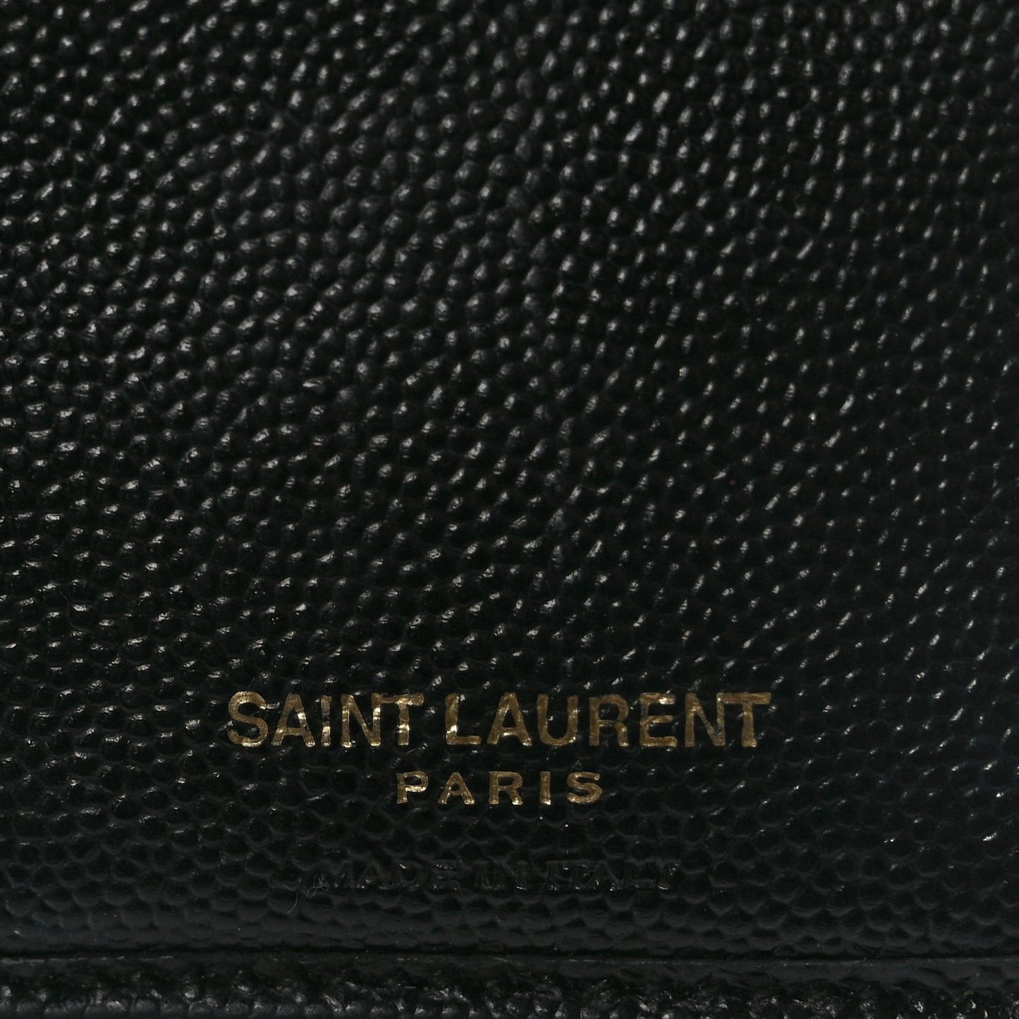 Grain De Poudre Matelasse Chevron Monogram Compact Zip Around Wallet Black