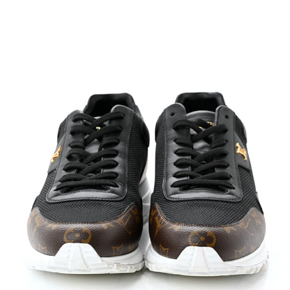 Louis Vuitton Monogram Mens Run Away Sneakers 9 Black 2 of 10