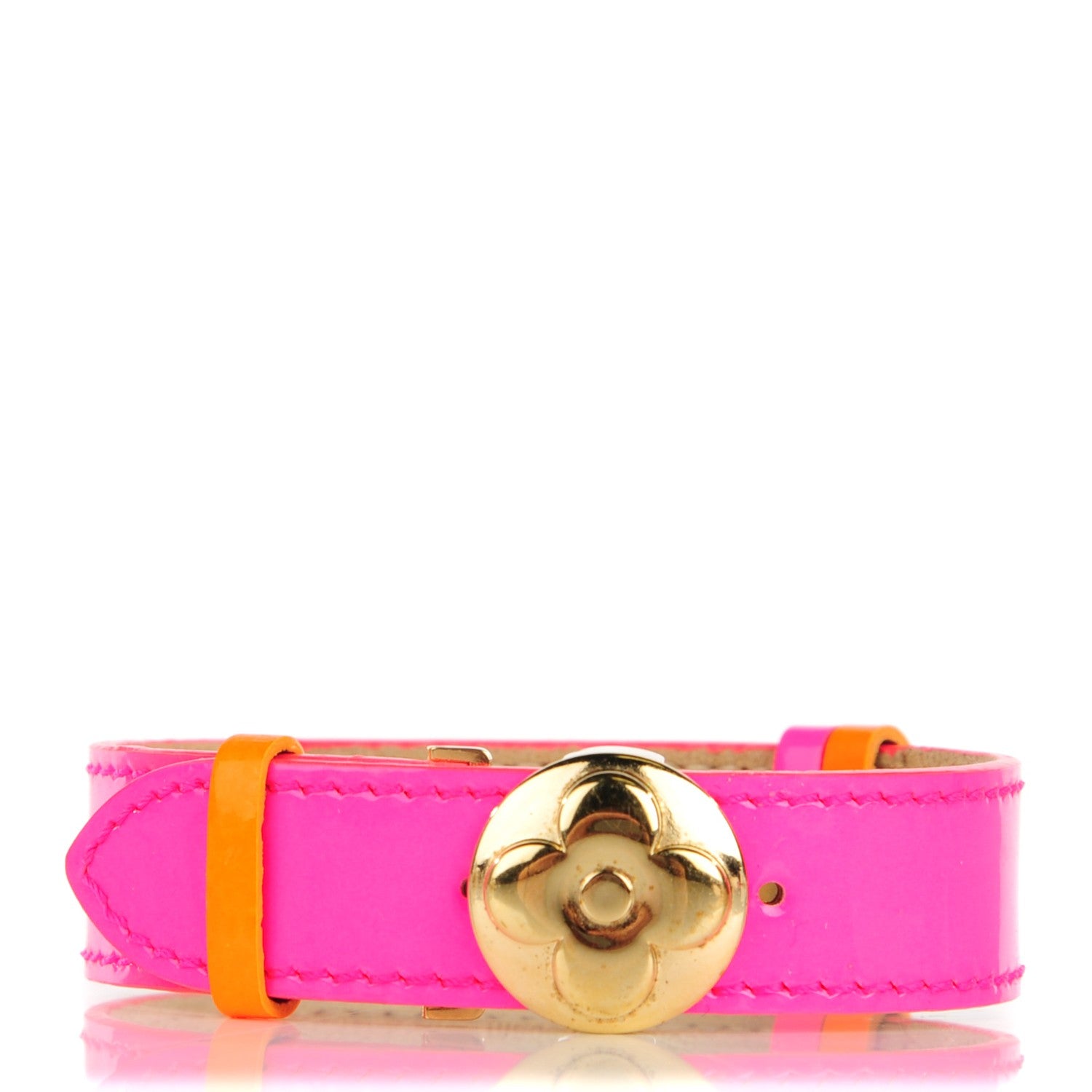 Louis Vuitton Vernis Fluo Wish Bracelet Pink 1 of 6