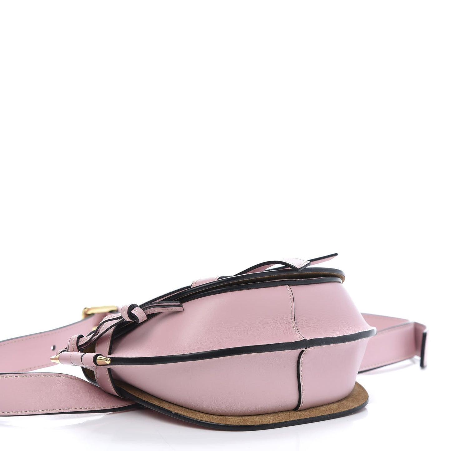 Calfskin Mini Gate Belt Bag Pastel Pink