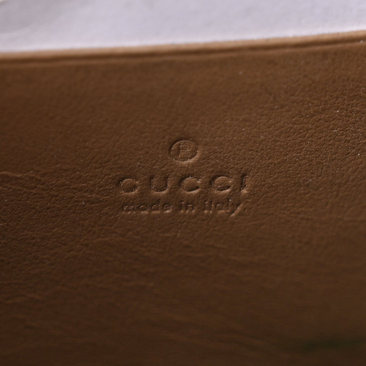 GG Supreme Monogram Mini Dionysus Chain Wallet Beige Taupe