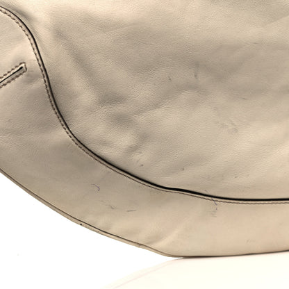 Gucci Calfskin Peggy Bamboo Top Handle Hobo Ivory 14 of 23