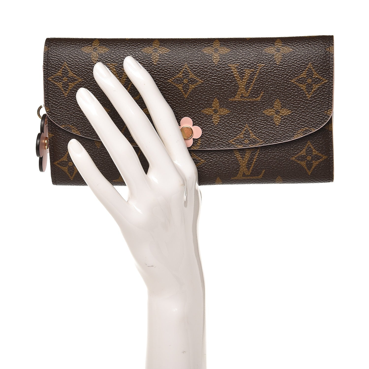 Louis Vuitton Monogram Bloom Flower Emilie Wallet 2 of 6